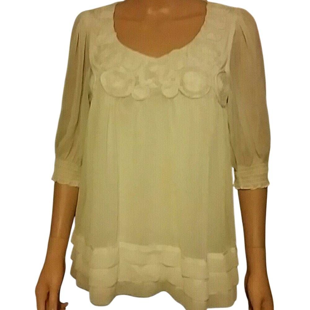 Yvos Cream/white top 8